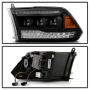SPYDER 5088666 High-Power LED Module ( Low Beam ) Equipped Headlights - Version 2 - Black