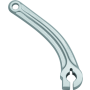 Kuryakyn 5802 Ridgeback Front Shift Arm Chrome