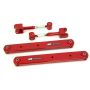 UMI Performance 402126-R 64-67 GM A-Body Rear Control Arm Kit Fully Boxed Lowers Adjustable Uppers