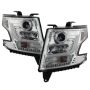 SPYDER 5082534 Projector Headlights - DRL LED - Chrome