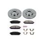PowerStop KOE1179 OE Stock Replacement Low-Dust Ceramic Brake Pad and Rotor Kit