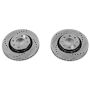 PowerStop JBR1508XPR PowerStop Evolution Performance Drilled, Slotted & Plated Brake Rotor Pair