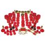 Prothane 65-70 Chevy Impala Convertible Total Kit - Red