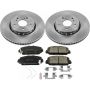 PowerStop KOE6940 OE Stock Replacement Low-Dust Ceramic Brake Pad and Rotor Kit