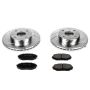 PowerStop K717 Z23 Daily Driver Carbon-Fiber Ceramic Brake Pad and Drilled & Slotted Rotor Kit