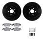 Dynamic Friction 8512-73407 Rotor Kit