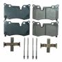 PowerStop 17-8008 PowerStop - Z17 Low-Dust Ceramic Brake Pads with Hardware