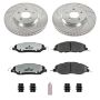 PowerStop K5407-26 Z26 Street Performance Ceramic Brake Pad and Drilled & Slotted Rotor Kit