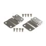 Kentrol 76-86 Jeep CJ7 Tailgate Hinge Pair - Polished Silver