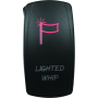 DragonFire Racing 521394 Lighted Switch Whip On/Off Red