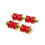 Prothane Universal End Link - 1 3/8in Mounting Length - Red