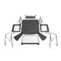 Rampage 68035 86-95 Jeep Wrangler CJ7/YJ Complete Top - Black Diamond