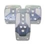NRG Aluminum Sport Pedal M/T - Gunmetal w/Silver Carbon