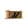 Mishimoto Universal 16-Row Oil Cooler Gold