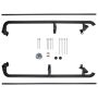 ARB 4450230 Deluxe Rock Rails Textured Jk Lwb