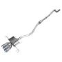 AWE Tuning 3015-52287 2023 Honda Civic Type R FL5 Touring Edition Exhaust w/ Triple Chrome Silver Tips