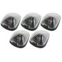 Pacer Performance 20-236C LED Clear Hi-5 Cab Roof Light Kit, 99-16 Ford Style