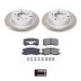 PowerStop SC1630 Semi-Coated Rotor and Low-Dust Ceramic Brake Pad Kit
