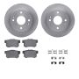 Dynamic Friction 6512-58049 Rotor Kit