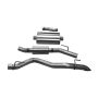 CORSA Performance 21063 Corsa 2020-2024 Jeep Gladiator JT 3.0in Cat-Back Touring Single Side Exit w/ Turn Down Tip