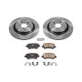 PowerStop KOE4702 OE Stock Replacement Low-Dust Ceramic Brake Pad and Rotor Kit