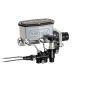 Wilwood 261-16797-P Mopar Compact Tandem Master Cylinder Kit w/ Combination Valve 1in Bore - Chrome