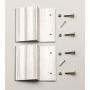 Lund Universal Ramp Kit For 2X8in To 2X10in Planks 9X7.5X2.25in - Silver