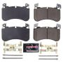 PowerStop Z23-2184 PowerStop - Z23 Daily Driver Carbon-Fiber Ceramic Brake Pads with Hardware Kit