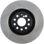 Stoptech 126.33112SL Power Slot 09 VW CC (Passat CC) / 06-09 Passat Front Left Slotted Rotor