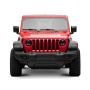 Raxiom J177416 18-23 Jeep Wrangler JL Axial Series 9-In Angel Eye LED Headlights- Blk Housing (Clear Lens)
