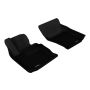 3D MAXpider 2010-2016 Porsche Panamera Kagu 1st Row Floormat - Black