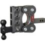 GEN-Y Hitch GH-1014 Gen-Y The Boss Torsion-Flex 2in Shank 5in Drop 1.1K TW 10K Hitch w/GH-031 Dual-Ball