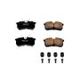 PowerStop 17-886 PowerStop - Z17 Low-Dust Ceramic Brake Pads with Hardware
