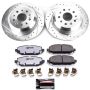 PowerStop K7942-36 Z36 Truck and SUV Carbon-Fiber Ceramic Brake Pad and Drilled & Slotted Rotor Kit