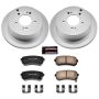 PowerStop CRK5394 Genuine Geomet Coated Rotor and Low-Dust Ceramic Brake Pad Kit