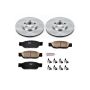 PowerStop KOE1353 OE Stock Replacement Low-Dust Ceramic Brake Pad and Rotor Kit