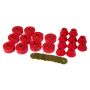 Prothane 78-80 Chevy K10 Blazer Body Mount Kit - Red