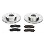 PowerStop K1931 Z23 Daily Driver Carbon-Fiber Ceramic Brake Pad and Drilled & Slotted Rotor Kit