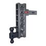 GEN-Y Hitch GH-1926 Gen-Y Mega Duty 2.5in Shank 12in Offset Drop 32K Hitch w/GH-0161 Dual-Ball/GH-0162 Pintle Lock