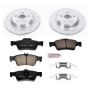 PowerStop K6567 Z23 Daily Driver Carbon-Fiber Ceramic Brake Pad and Drilled & Slotted Rotor Kit