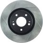 Stoptech 126.51038SR Power Slot 10 Hyundai Genesis Coupe Non-Track Front Right Slotted Rotor