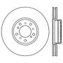 StopTech Power Slot BMW (E46) Front Left Cryo Slotted Rotor
