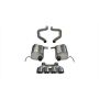CORSA Performance 14768 Corsa 2017-2019 Corvette Z06 2.75in Axle Back Exhaust Polished Dual Rear Exit Quad 4.5in Tip (Sport)