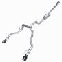 AWE Tuning 3020-33402 2021+ Ford F-150 Tremor (w/ Bumper Cutouts) 0FG Non-Resonated Catback -Diamond Black Tips