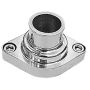 TRANS-DAPT TRA6002 Alum. Water Neck SBC Straight Up Polished