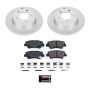 PowerStop CRK9060 Genuine Geomet Coated Rotor and Low-Dust Ceramic Brake Pad Kit