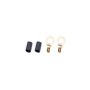 QUICKCAR RACING PRODUCTS QRP57-464 Ring Terminal 3/8in 10- 12 Ga w/Heat Shrink Pair