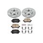 PowerStop KOE3116 OE Stock Replacement Low-Dust Ceramic Brake Pad and Rotor Kit