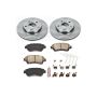 PowerStop KOE1070 OE Stock Replacement Low-Dust Ceramic Brake Pad and Rotor Kit