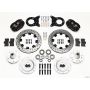 Wilwood 140-11072-D Forged Dynalite Front Kit 12.19in Drilled 1965-1969 Mustang Disc & Drum Spindle